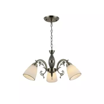 Люстра потолочная подвесная Ritter FIRENZE 3хE14, 60Вт бронза