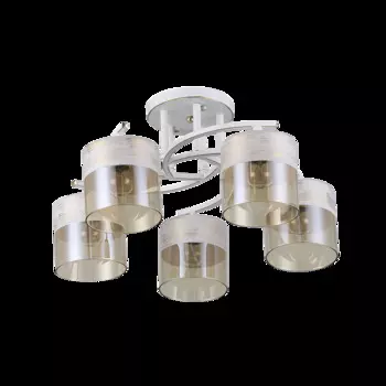 Люстра потолочная Ritter MESSINA 5хE27, 40Вт белое золото