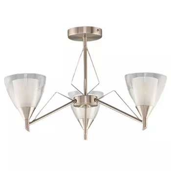 Люстра потолочная РОСТОК 210023/3 NK никель 3х40W E27 d580 h350, XLD22