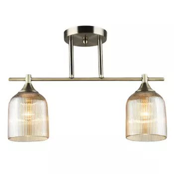 Люстра потолочная РОСТОК N6215/2 AB 2x40W E27 d430 h305 бронза