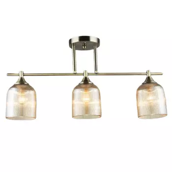 Люстра потолочная РОСТОК N6215/3 AB 3x40W E27 d590 h305 бронза