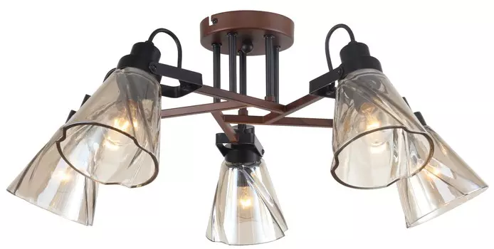 Люстра Rivoli Clarissa 5098-305 5хЕ14 40 Вт лофт - кантри
