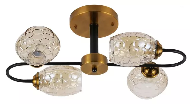 Люстра Rivoli Moonless 3126-304 4хЕ14 40 Вт модерн