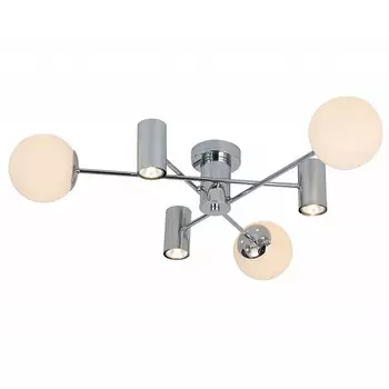 Люстра Rivoli Tanya 3164-303 3 Е27 40 Вт + 3 Gu10 7 Вт модерн