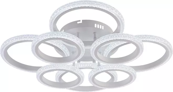 Люстра светодиодная Brilliant light DK6333D-4+4A, пульт ДУ 160W, 630*140, цвет белый