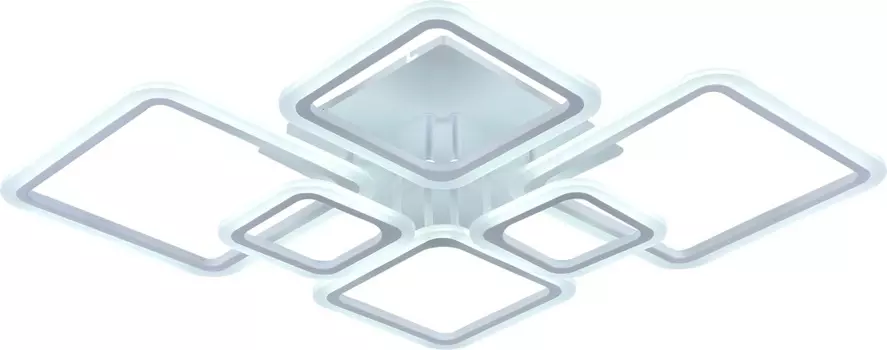 Люстра светодиодная Brilliant light LI8822-6, пульт ДУ 156W, 990*730*120, цвет белый