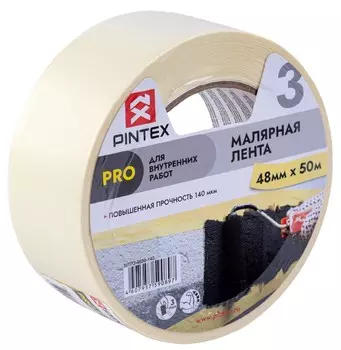 Малярная лента PINTEX Pro 140мкм 48мм*50м