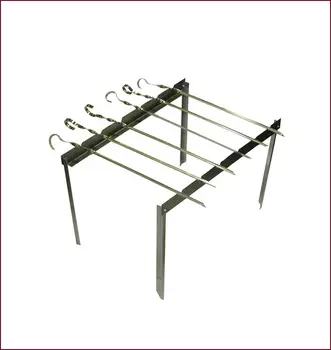 Мангал BOYSCOUT каркасный таганок+6шампуров, сборный, 500х50х270мм