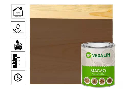 Масло для интерьера VEGALIN Палисандр 1,8л