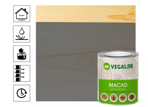 Масло для интерьера VEGALIN Венге 1,8л