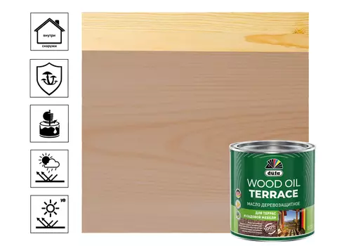 Масло "Dufa" Wood OIL Terraсe дуб 0,9л