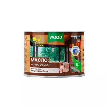 Масло FARBITEX ПРОФИ WOOD для террас и садовой мебели, рябина, 0,45 л