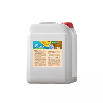Масло FARBITEX ПРОФИ WOOD льняное, натуральное, для древесины, 5 л