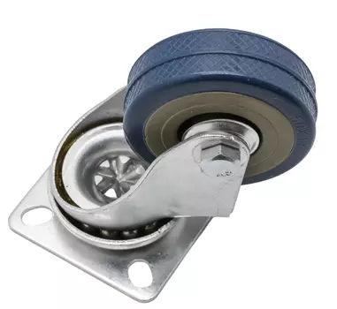 Мебельное колесо на платформе без тормоза 50 чёрный