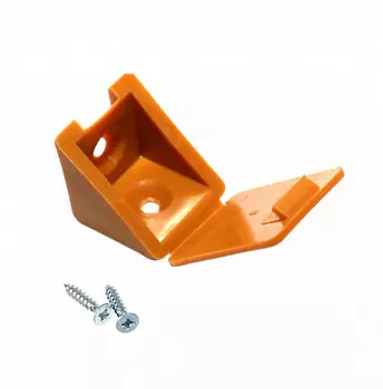 Мебельный уголок Tech-Krep с шурупом, вишня, 4 шт