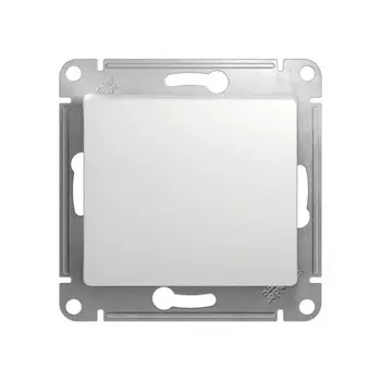 Механизм переключателя перекрестного 1-клавишный СП Glossa 10А, белый