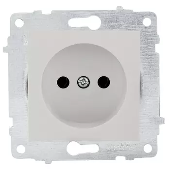 Механизм розетки OVIVO без заземления, белый
