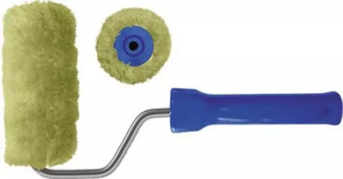 Миди-валик малярный с ручкой, полиакрил 11/150/33 мм