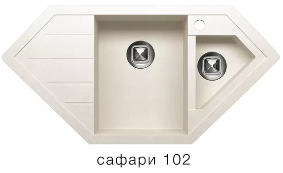 Мойка кухонная TOLERO R 114 Сафари № 102