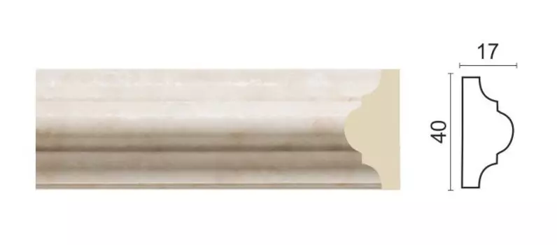Молдинг (40x17x2400мм)/31 202-23