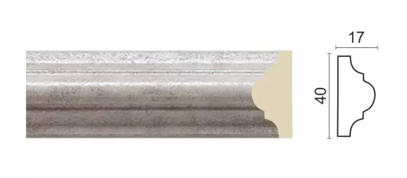 Молдинг (40x17x2400мм)/31 202-25