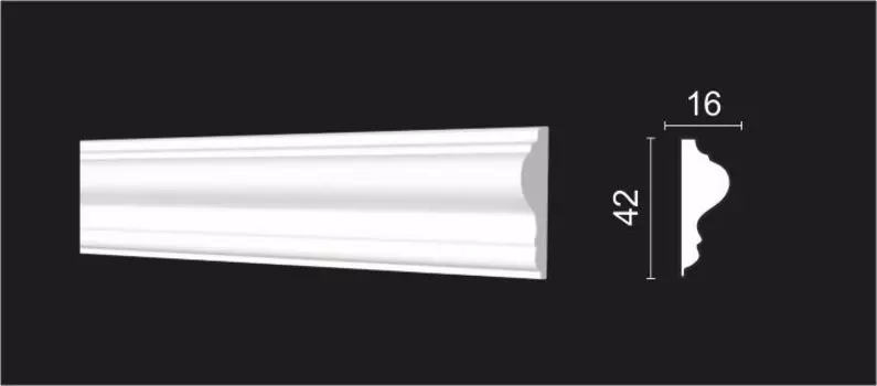 Молдинг (42x16x2000мм)/46 DD301/