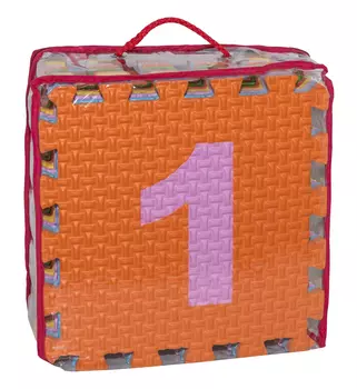 Мягкий пол развивающий "Математика" 25х25 "ПЛЕТЕНКА"