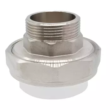 Муфта комбинированная разъемная, наружная резьба D50-1 1/2 PPR