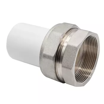 Муфта комбинированная разъемная, внутренняя резьба. D50-2 PPR