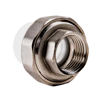 Муфта комбинированная разъемная, внутренняя резьба, 32-3/4 PPR