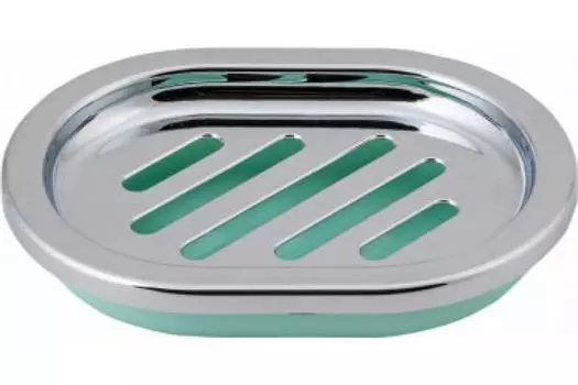 Мыльница Альма мятный, пластик SWP-2100MNT-04