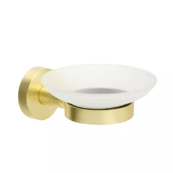 Мыльница стекло золото-сатин 87008 "COMFORT GOLD"