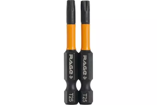 Набор бит торсионных Rage by Vira TORX T25 S2 х 50 мм 2шт