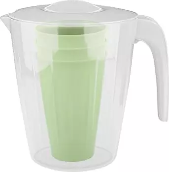 Набор для напитков Sugar&Spice Vanilla (Кувшин 1,9л+3 стакана 0,35л) фисташка