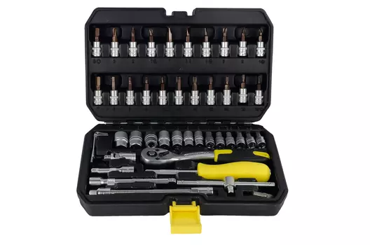 Набор инструмента 46 пр. 1/4" CROWNMAN , Арт. CMT-58.0046 1/4"Dr