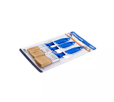 Набор кистей для работ с лаками, 25х10 мм, 35х10 мм, 50х12 мм