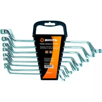 Набор ключей накидных Вихрь 6-22 мм , 8 предметов