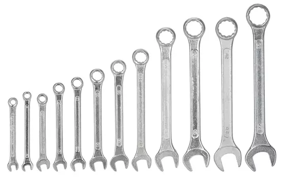 Набор комбинированных ключей Kroft CS 12, 12 предметов