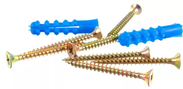 Набор крепления плинтусов, дюбель ёж 8х50мм, 60шт