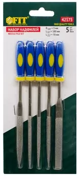 Набор надфилей 180мм, алмазное напыление, 5 предметов