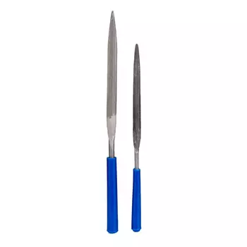 Набор надфилей Кобальт полукруглых, № 1, 140х3, 160х4 мм, 2 предмета