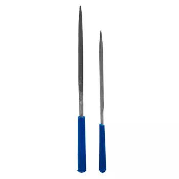 Набор надфилей Кобальт трехгранных, № 1, 140х3, 160х4 мм, 2 предмета