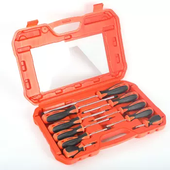 Набор отверток Patriot SSP-10, CR-V, 10шт, пластиковый кейс