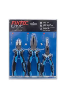 Набор плоскогубцев Fixtec FHPK032 , пассатижи, бокорезы, утконосы,6"