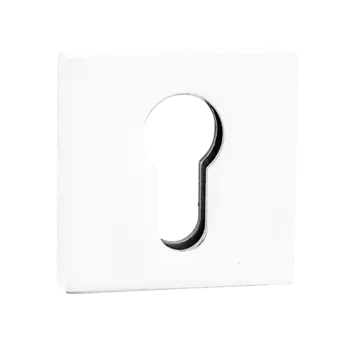 Накладка кв. на цилиндр PUERTO, матовый супер белый