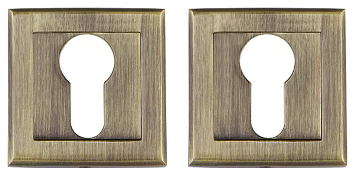 Накладка на цилиндр ET QL ABG-6 зеленая бронза