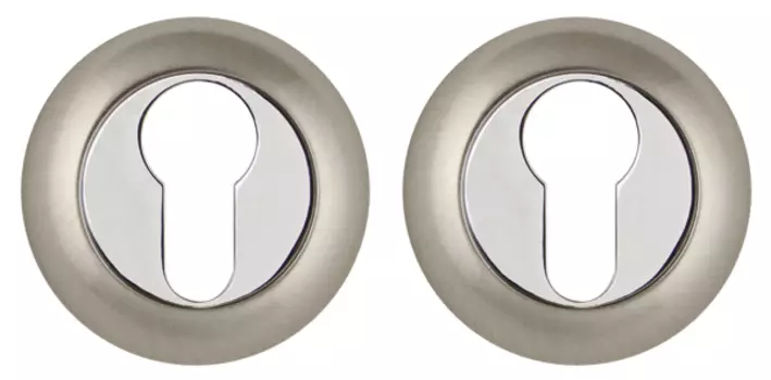 Накладка на цилиндр ET TL SN/CP-3 матовый никель/хром