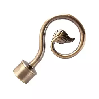 Наконечник D16 Завиток одинарный Антик