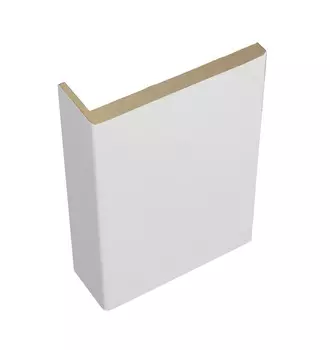 Наличник телескоп прямой Белый софт