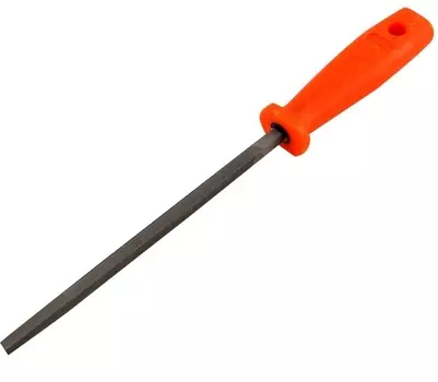 Напильник 250мм квадратный, пластиковая ручка, №2